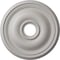 Ekena Millwork Bradford Ceiling Medallion (Canopies up to 4 3/8"), 18 1/8"OD x 3 3/4"ID x 1 1/8"P, Ultra Pure White CM18BRUWF - alternate 1
